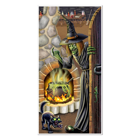 Witch's Brew Door Cover, Size 30" x 5'