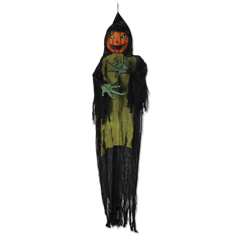 Pumpkin Ghoul Creepy Creature, Size 7' 4"