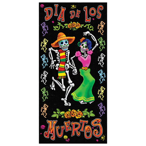 Day Of The Dead Door Cover, Size 30" x 5'