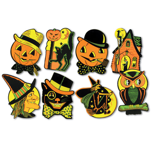 Pkgd Halloween Recortes, Size 8½"-9¼"