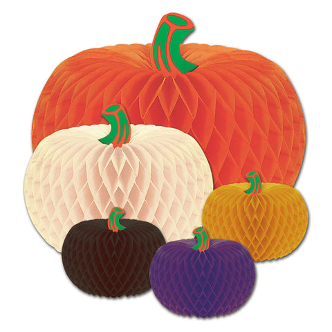 Pkgd Designer Tissue Pumpkins, Size Asstd