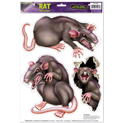 Rats Peel 'N Place, Size 12" x 17" Sh