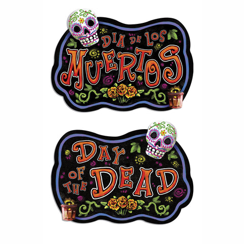 Day Of The Dead Sign, Size 18" x 18"