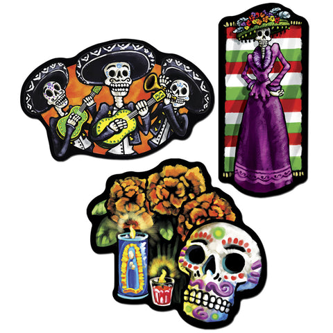Day Of The Dead Recortes, Size 18"