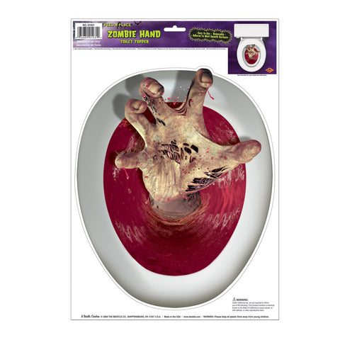 Hand Toilet Topper Peel 'N Place, Size 12" x 17" Sh