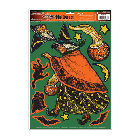 Classic Witch Peel 'N Place, Size 12" x 17" Sh