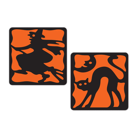 Halloween Coasters, Size 3½"