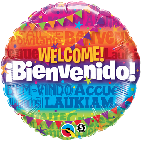 18" Redondo, Bienvenido, Welcome, Lenguajes del Mundo