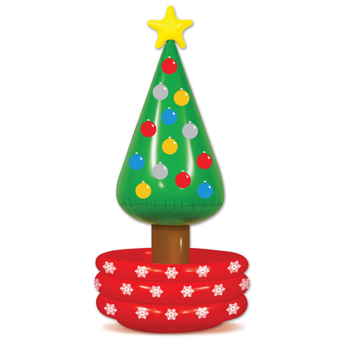 Inflatable Christmas Tree Cooler, Size 26”W x 4’ 8”H