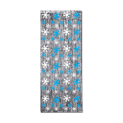 Snowflake 1-Ply FR Gleam 'N Curtain, Size 8' x 3'