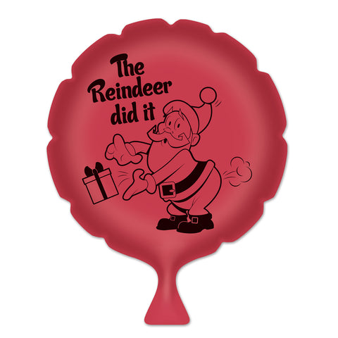 The Reindeer Did It Whoopee Cushion, Size 8"