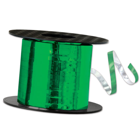 Emerald Green Metallic Curling Ribbon, Size 3/16" x 500 yards