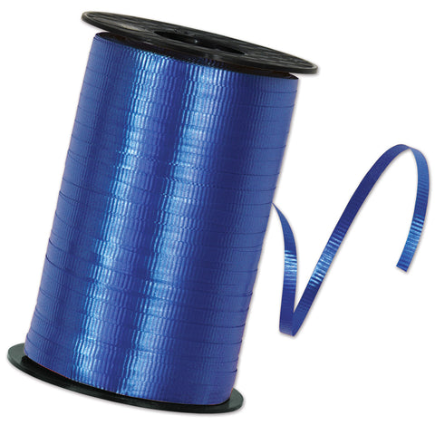 Blue Curling Ribbon, Size 3/16" x 500 yards