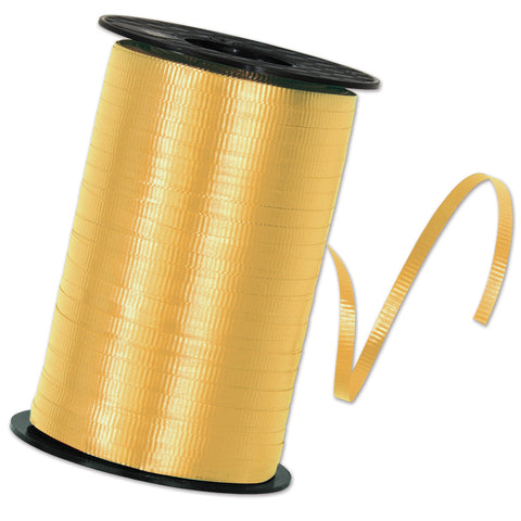 Gold Curling Ribbon, Size 3/16" x 500 yards