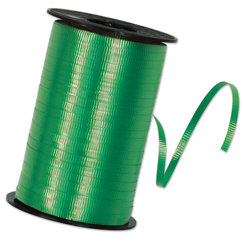 Green Curling Ribbon, Size 3/16" x 500 yards