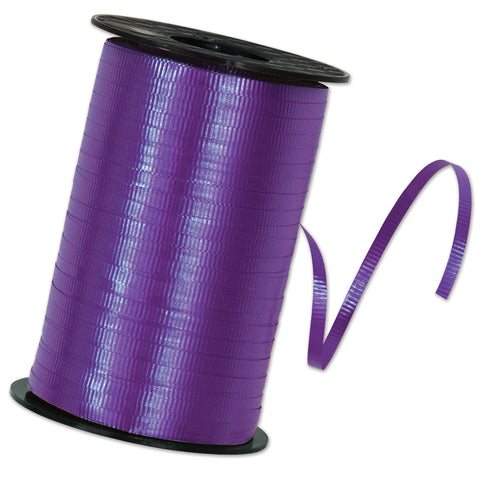 Purple Curling Ribbon, Size 3/16" x 500 yards