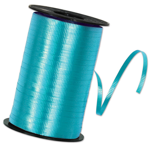 Turquoise Curling Ribbon, Size 3/16" x 500 yards