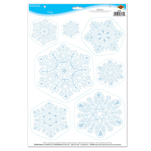 Snowflake Adherivos, Size 12" x 17" Sh