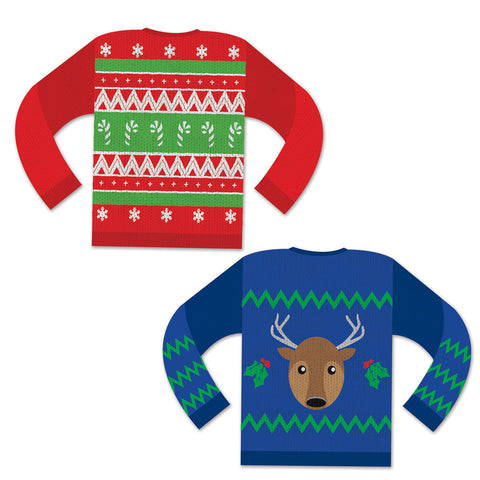 Ugly Sweater Recortes, Size 14¾"