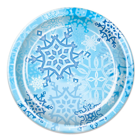 Snowflake Plates, Size 9"