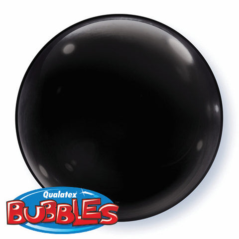 15" Burbuja, Colores Solidos, Negro Onix