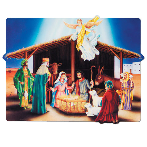 Nativity Scene Cutout, Size 18" x 23½"