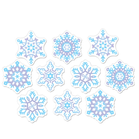 Mini Snowflake Recortes, Size 4¼"-4½"