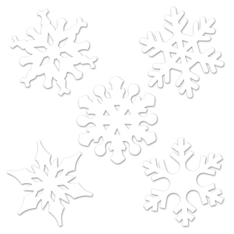 Mini Snowflake Recortes, Size 4"-4½"