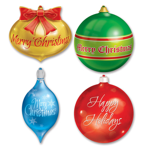 Pkgd Christmas Ornament Recortes, Size 12½"-17"