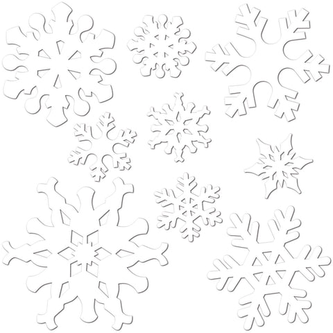 Snowflake Recortes, Size 5"-12"