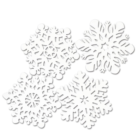 Pkgd Snowflake Recortes, Size 14"-14½"
