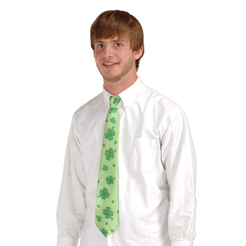 Shamrocks Tie, Size Full-Size