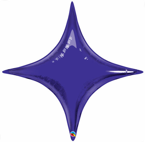 40" Starpoint, Purpura Cuartzo, Mylar Solido