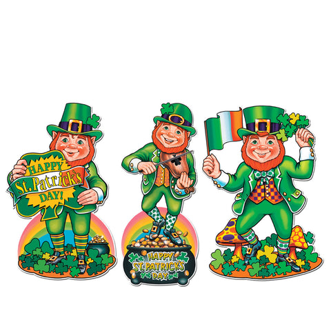 Pkgd St Patrick's Day Recortes, Size 18½"-21"