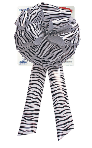 Lazo Blanco con Rayas de Zebra, 3/16 500 YRDS