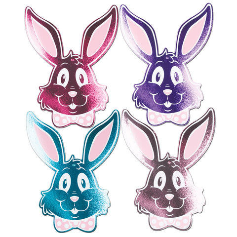 Foil Bunny Silhouettes, Size 15"