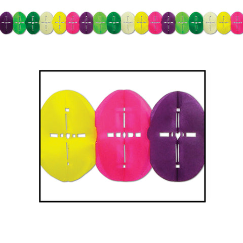 Easter Egg Garland, Size 6¼" x 12'