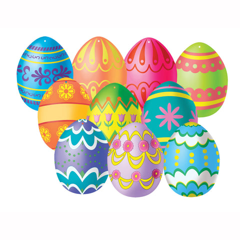 Mini Easter Egg Recortes, Size 4½"