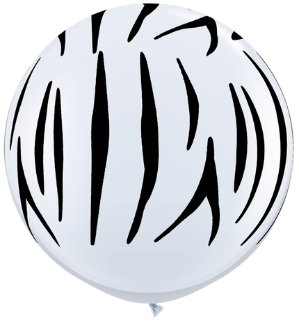 9" Burbuja, Zebra Stripes A-Round