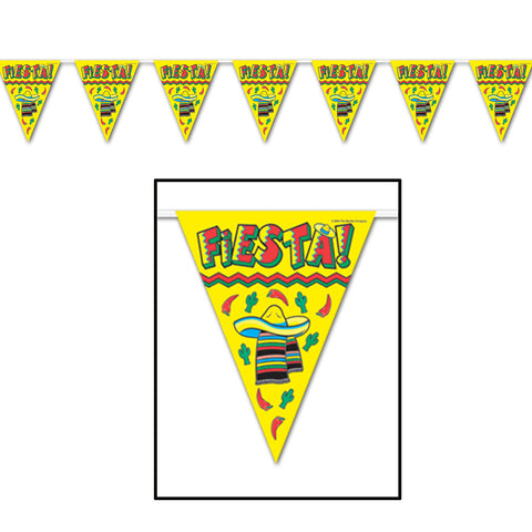 Fiesta! Pennant Banner, Size 11" x 12'