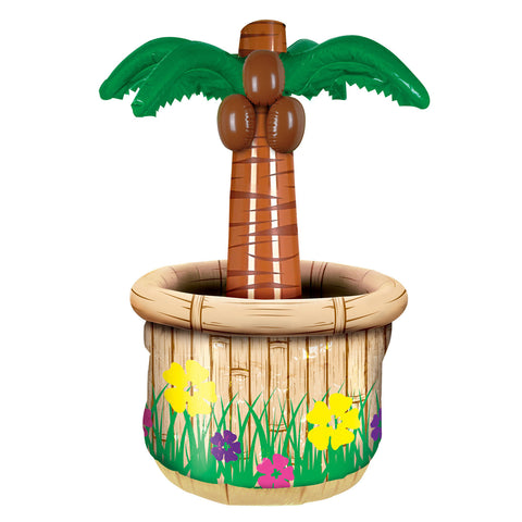 Inflatable Palm Tree Cooler, Size 18"W x 28"H