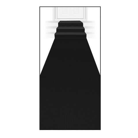 Black Carpet Runner, Size 24" x 15'