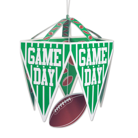 Game Day Pennant Chandelier, Size 11½" x 17½"