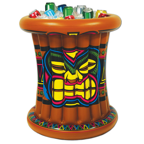 Inflatable Tiki Cooler, Size 22"W x 25"H