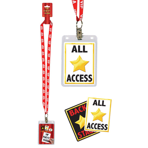 VIP Party Pass, Size 25"