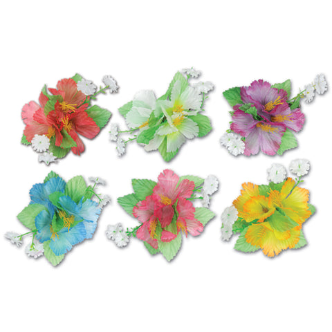 Hibiscus Hair Clips