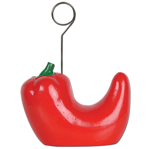 Chili Pepper Photo/Balloon Holder, Size 6 Oz
