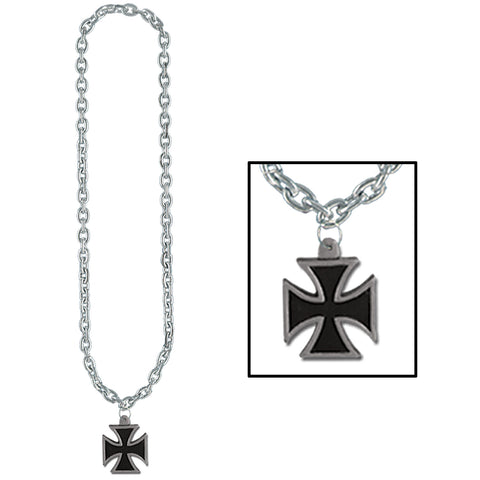 Chain Collares w/Iron Cross Medal, Size 36"