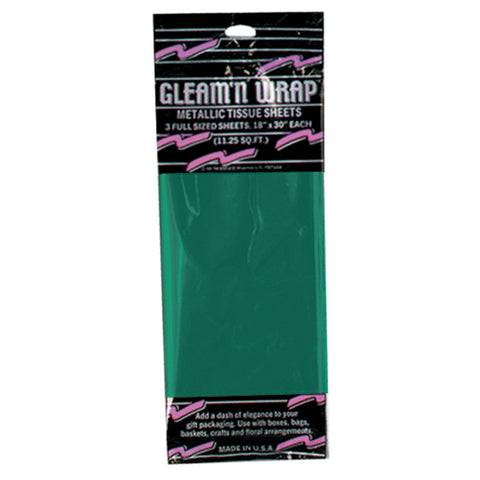 Gleam 'N Wrap Metallic Sheets, Size 18" x 30"