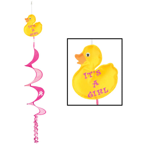 Just Duckie It's A Girl Wind-Spinner, Size 3' 6"
